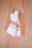 FCD-394 W/D DHOTI 3.80 MTR- Orange