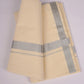 SLD-45C CREAM DOUBLE DHOTI  3.80 MTR