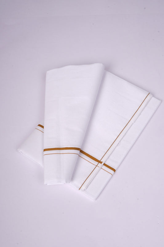 SS-25 W/S DHOTI   2.00 MTR - Brown