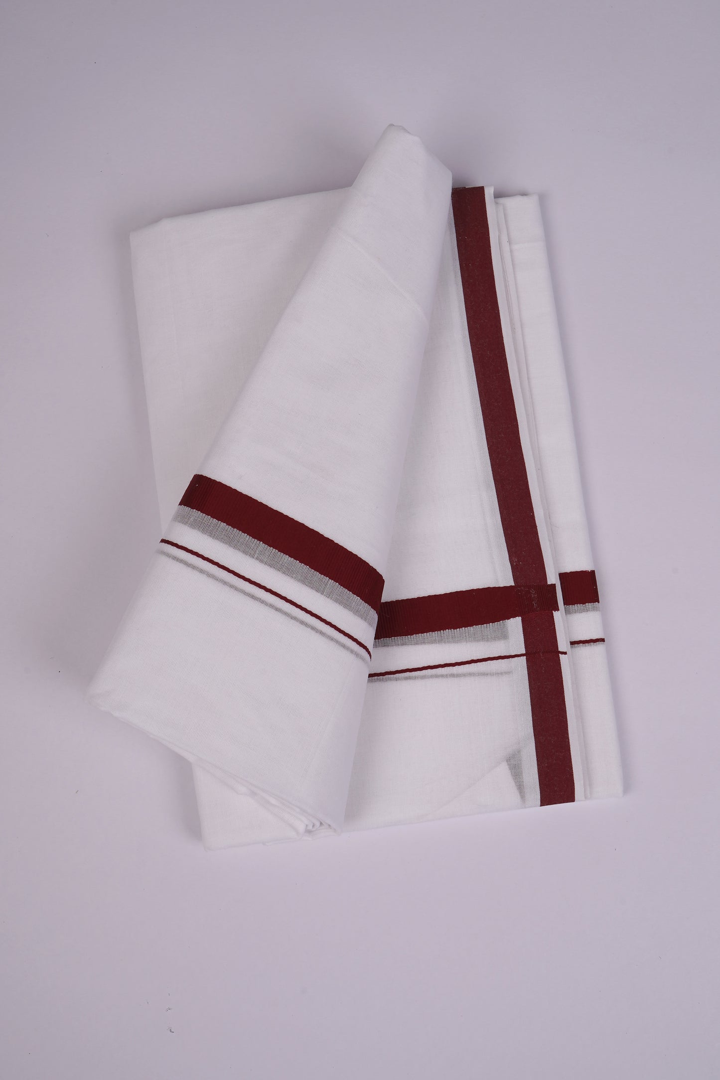 HD-23 W/D DHOTI  4.00 MTR-Maroon