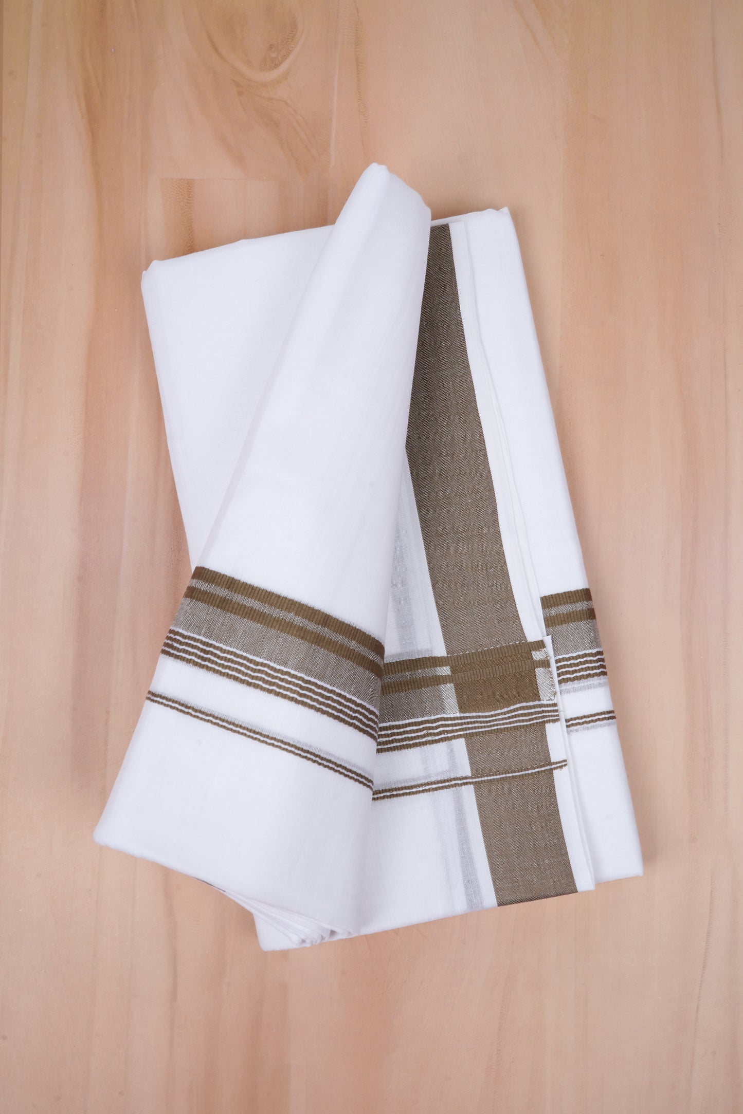FCD-331 W/D DHOTI 3.80 MTR-Brown