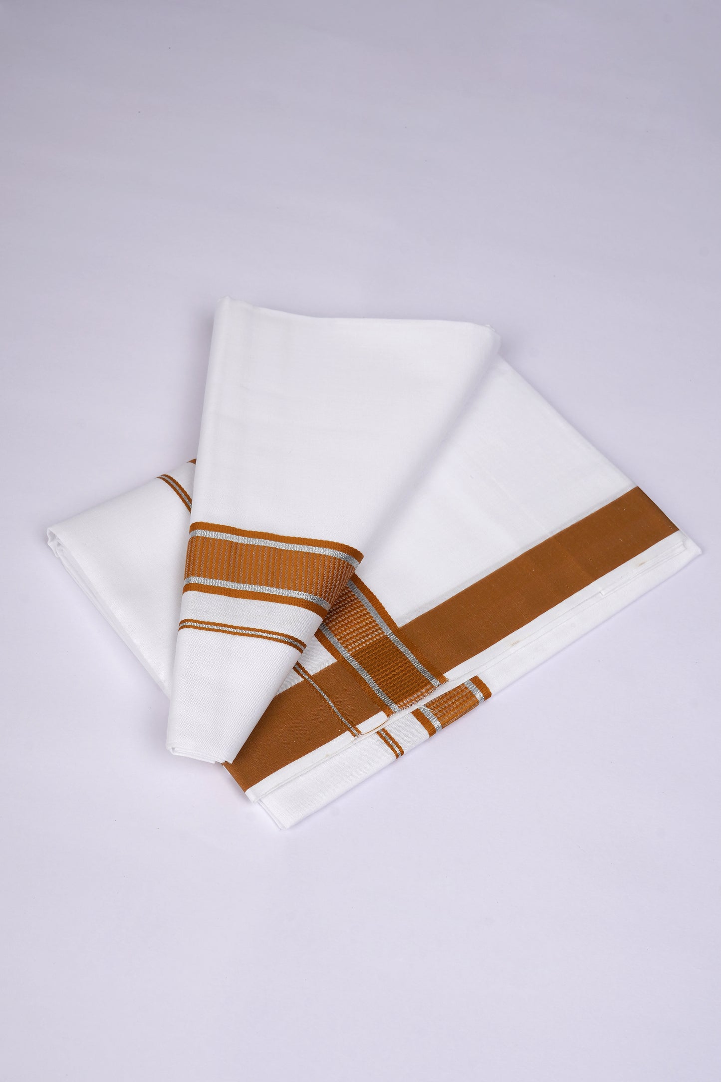 FS-130 W/S DHOTI   1.90 MTR - Light Orange