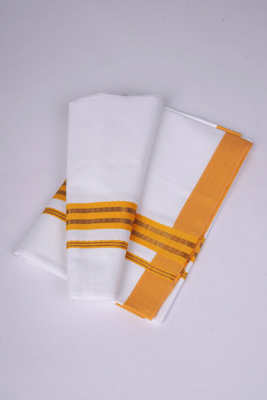 FS-100 W/S DHOTI 2.00 MTR - Yellow