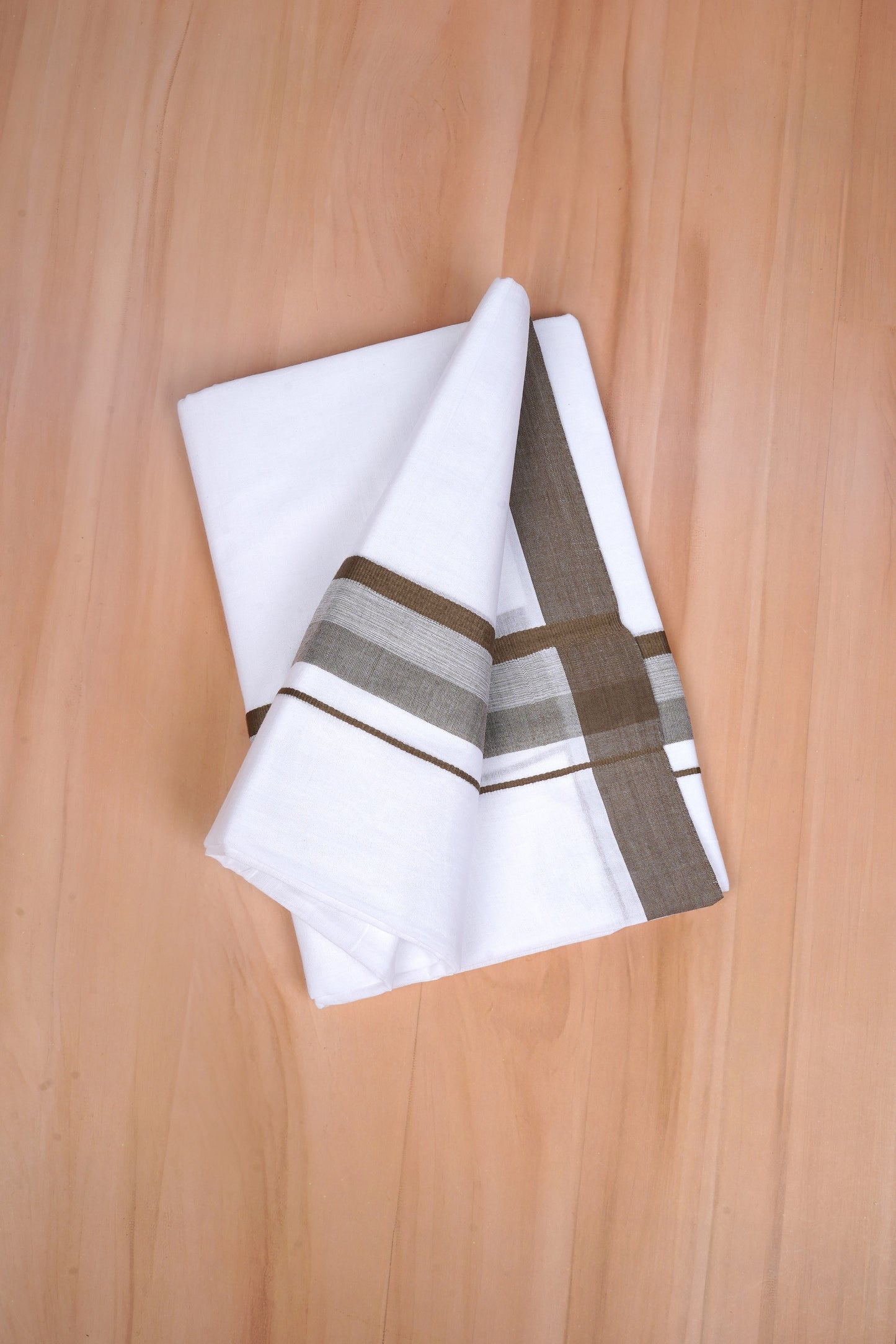 FCD-602 W/D DHOTI 3.80 MTR - Brown