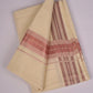 RGD-14C CREAM DOUBLE DHOTI  4.00 MTR