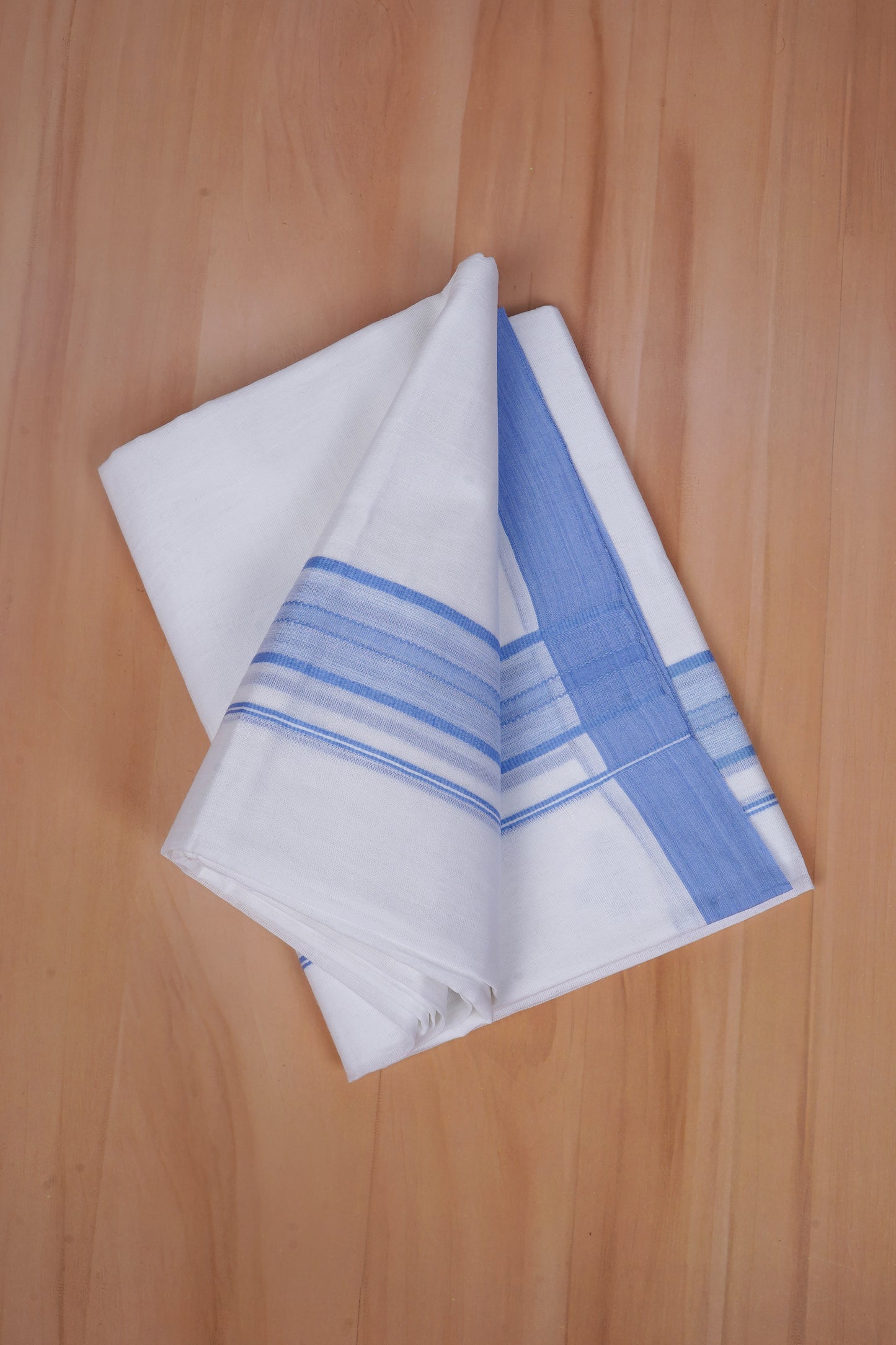 FCD-588 W/D DHOTI 3.80 MTR - Sky Blue