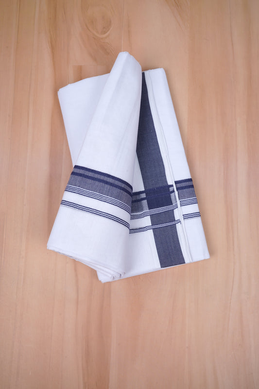 FCD-331 W/D DHOTI 3.80 MTR-Blue
