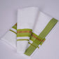 FS-93 W/S DHOTI 2.00 MTR - GOLD LIGHT GREEN