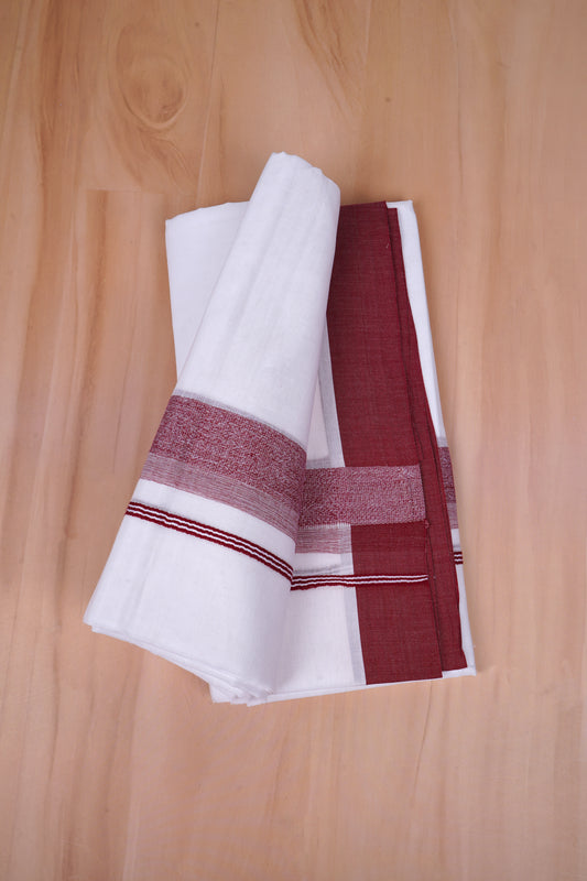 FCD-394 W/D DHOTI 3.80 MTR- Dark brown