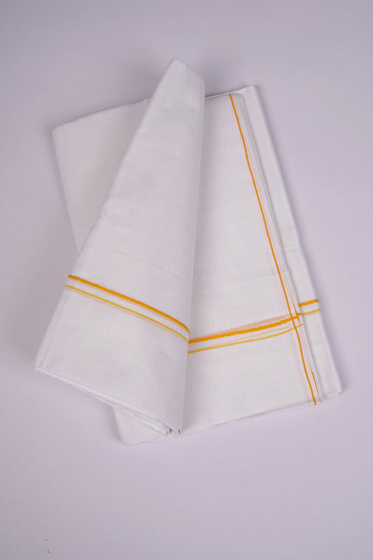 SD-16 W/D DHOTI  4.00 MTR-Yellow