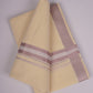 RGD-06C CREAM DOUBLE DHOTI  4.00 MTR