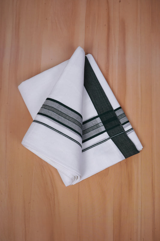 FCD-588 W/D DHOTI 3.80 MTR - Dark Green