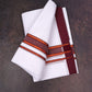 FD-176 W/D DHOTI 3.80 MTR-Dark Pink