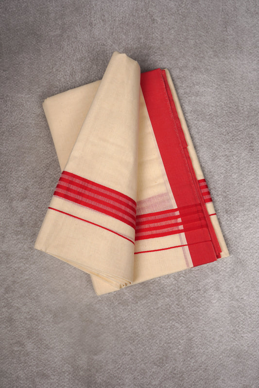 FD-189C C/D DHOTI  3.80 MTR-Dark Pink
