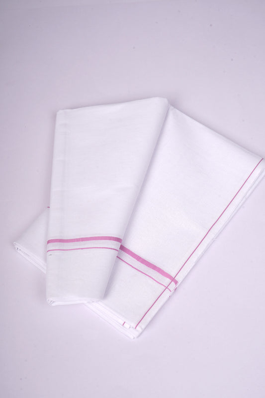 SS-25 W/S DHOTI  2.00 MTR - Pink