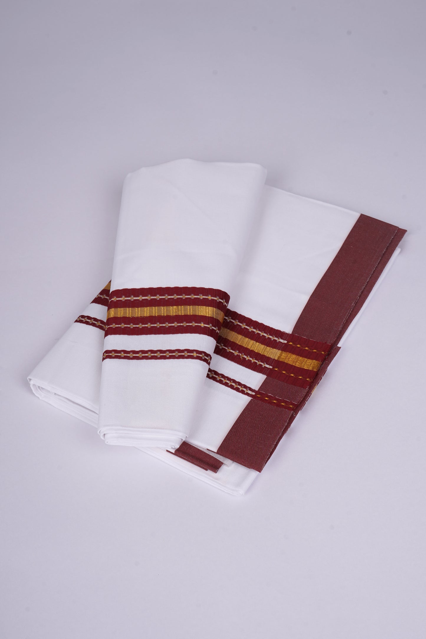 FS-108 W/S DHOTI  2.00 MTR - Dark Brown