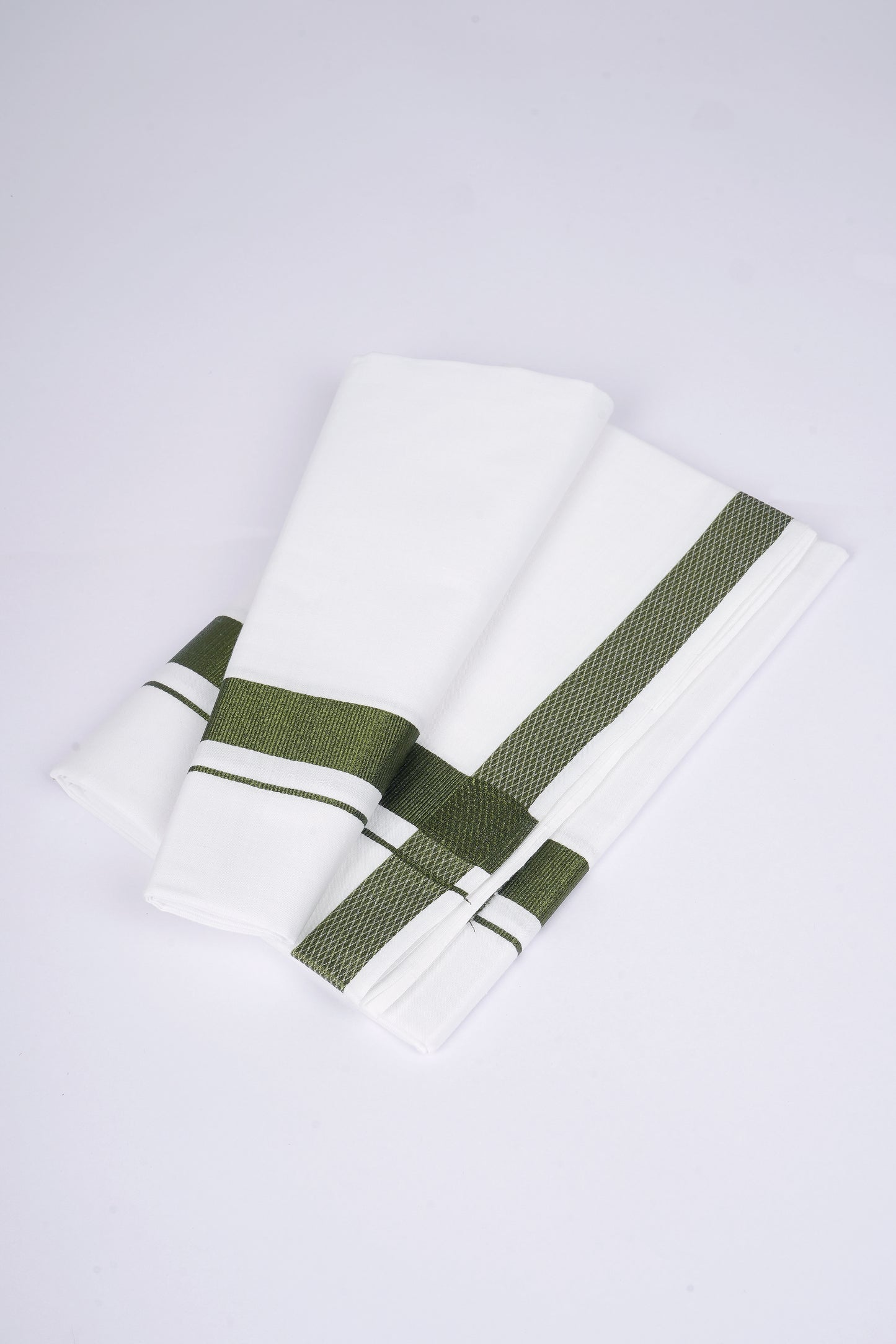 FS-137 W/S DHOTI 2.00 MTR - DARK GREEN