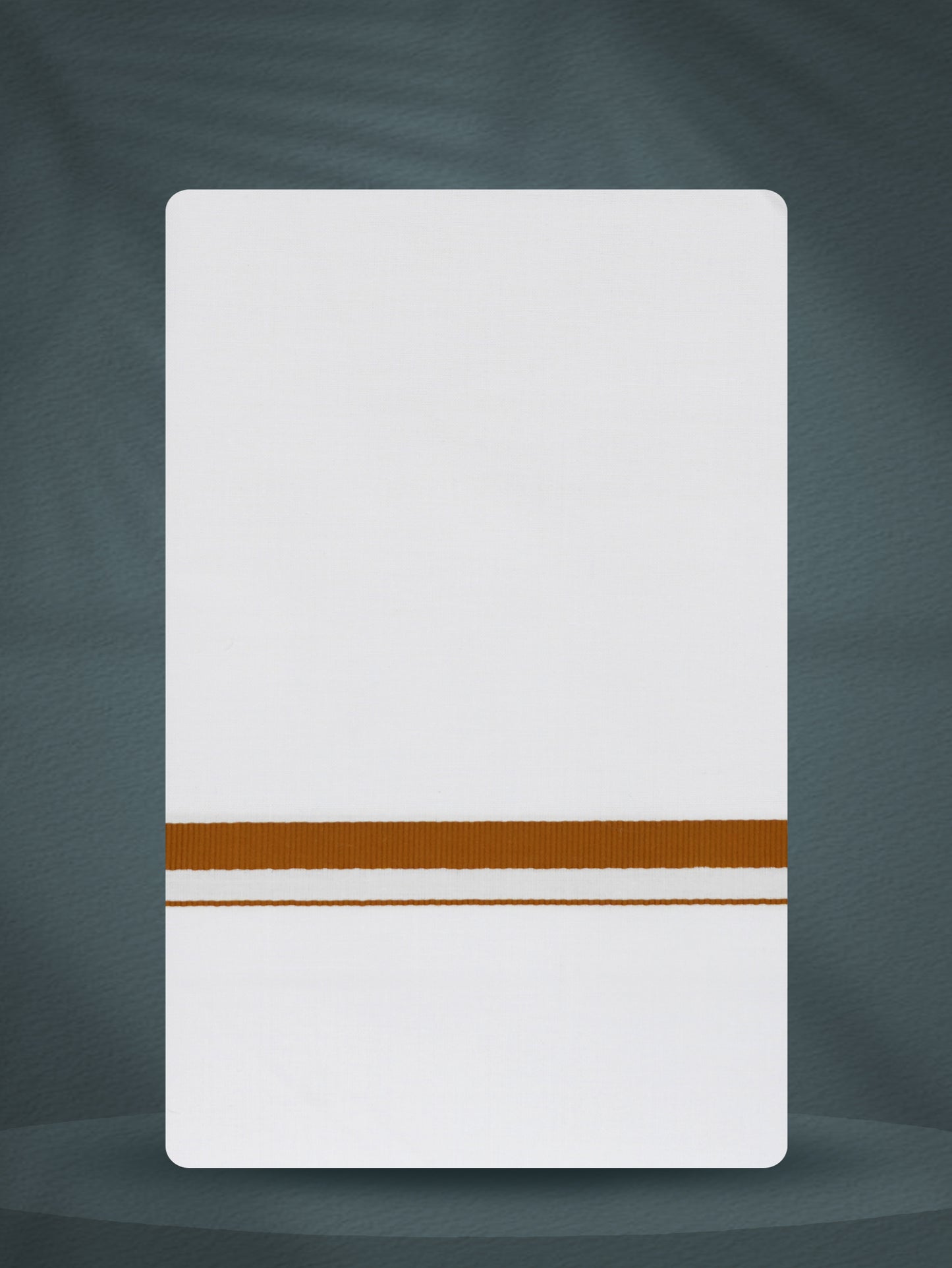 WHITE SINGLE BIG BORDER - 250 HS-02 DHOTHIE 2.50 MTR