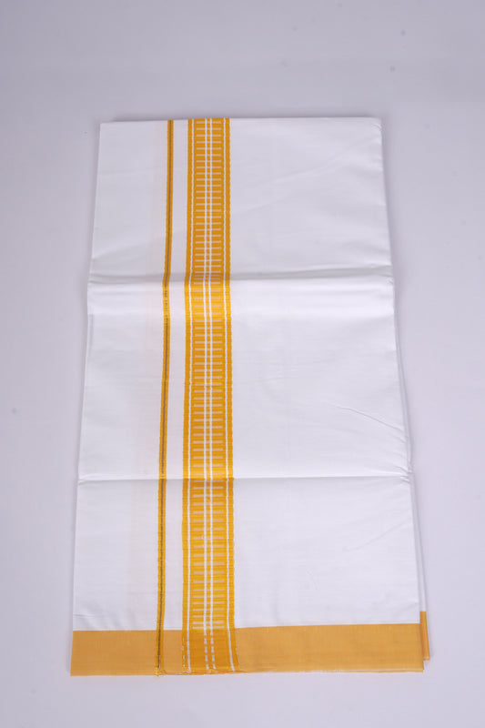 FS-99 W/S DHOTI 2.00 MTR - YELLOW