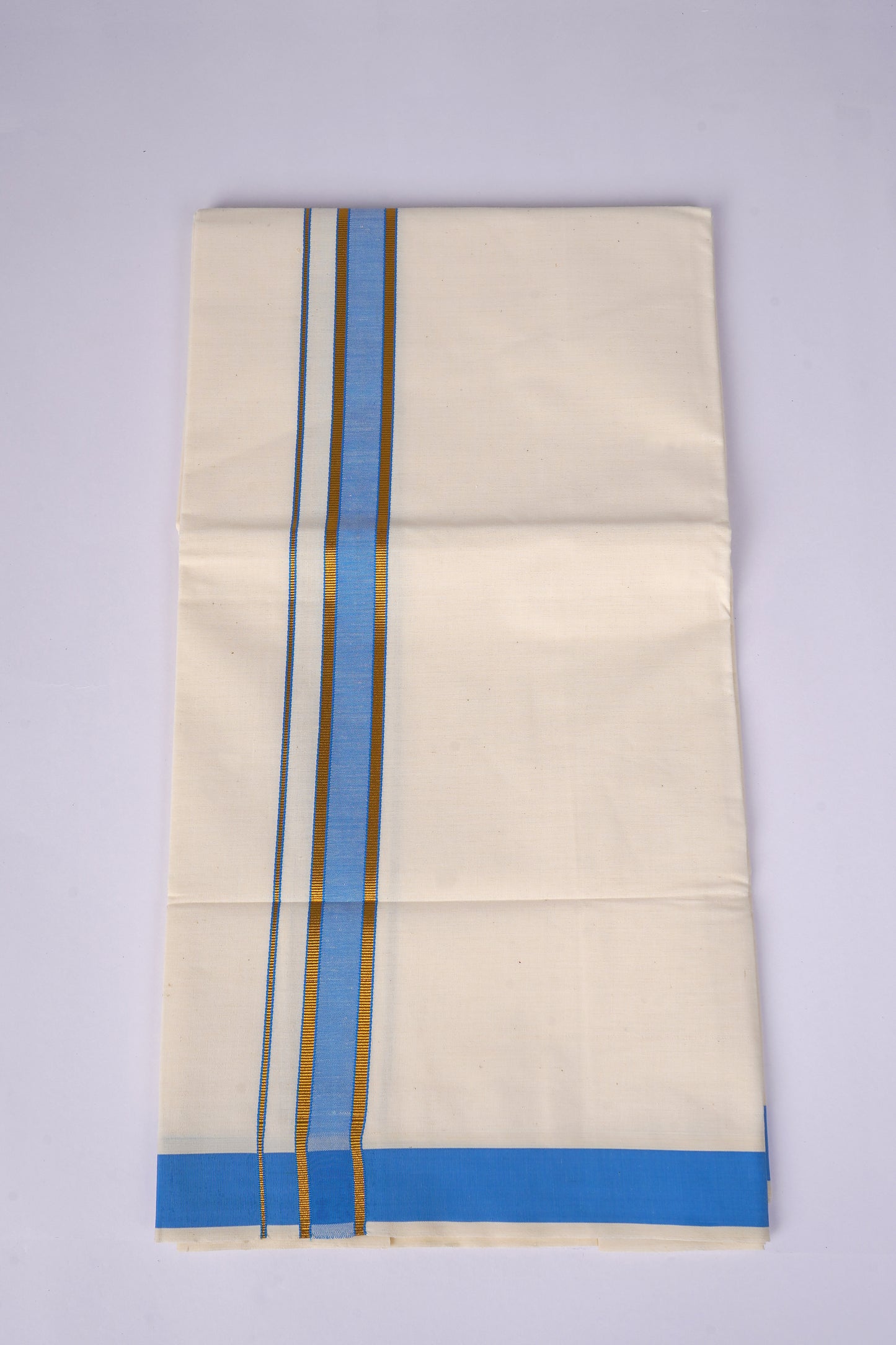 FS-133C C/S DHOTI  2.00 MTR - Blue