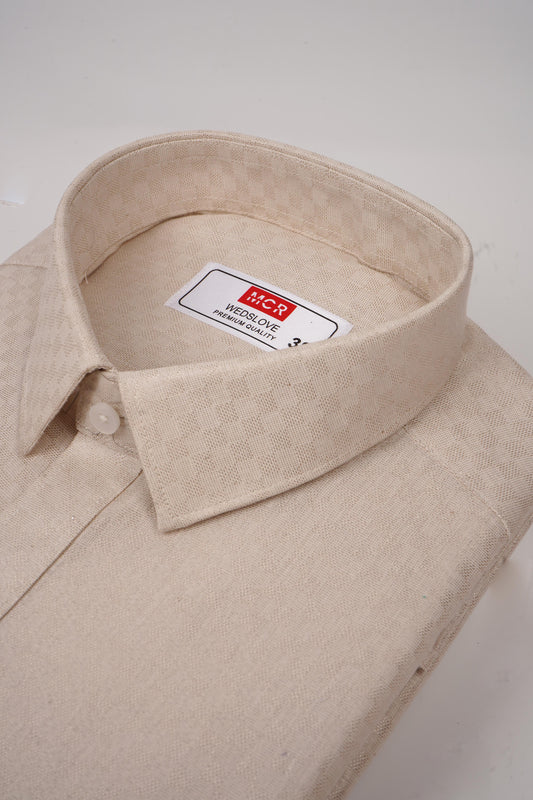 WedsLove Almond Single Set F/S-mens wedding clothes (Perfume & Dhoti Belt Free)