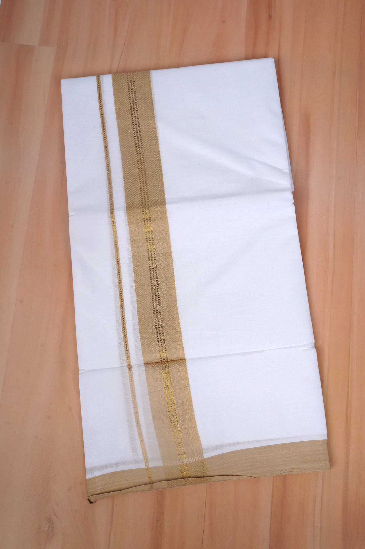 FCD-606 W/D DHOTI 3.80 MTR - Golden yellow