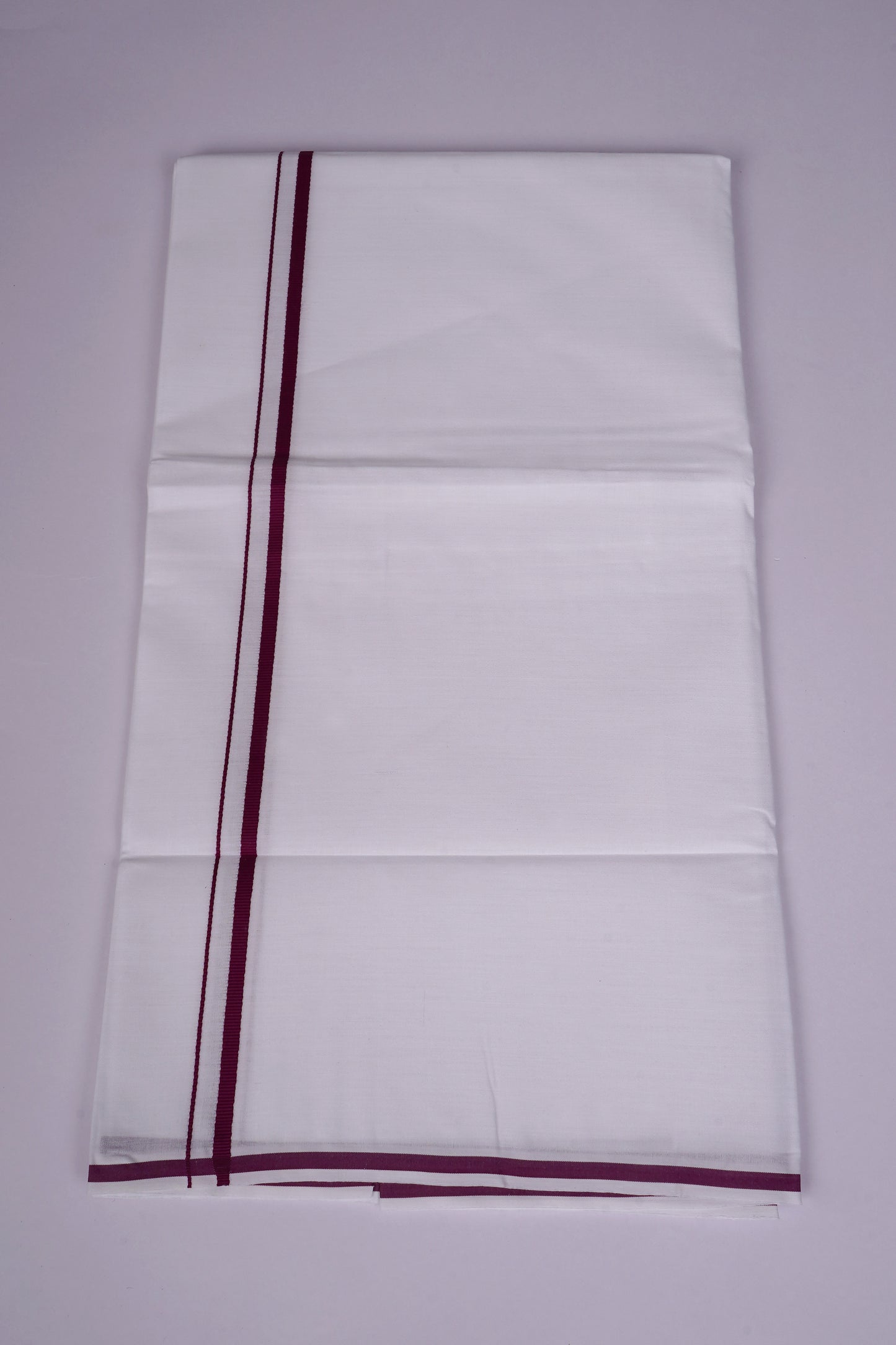 QS-04 W/S DHOTI  2.00 MTR - Dark Violet