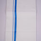 HD-27 W/D DHOTI  3.80 MTR-Blue