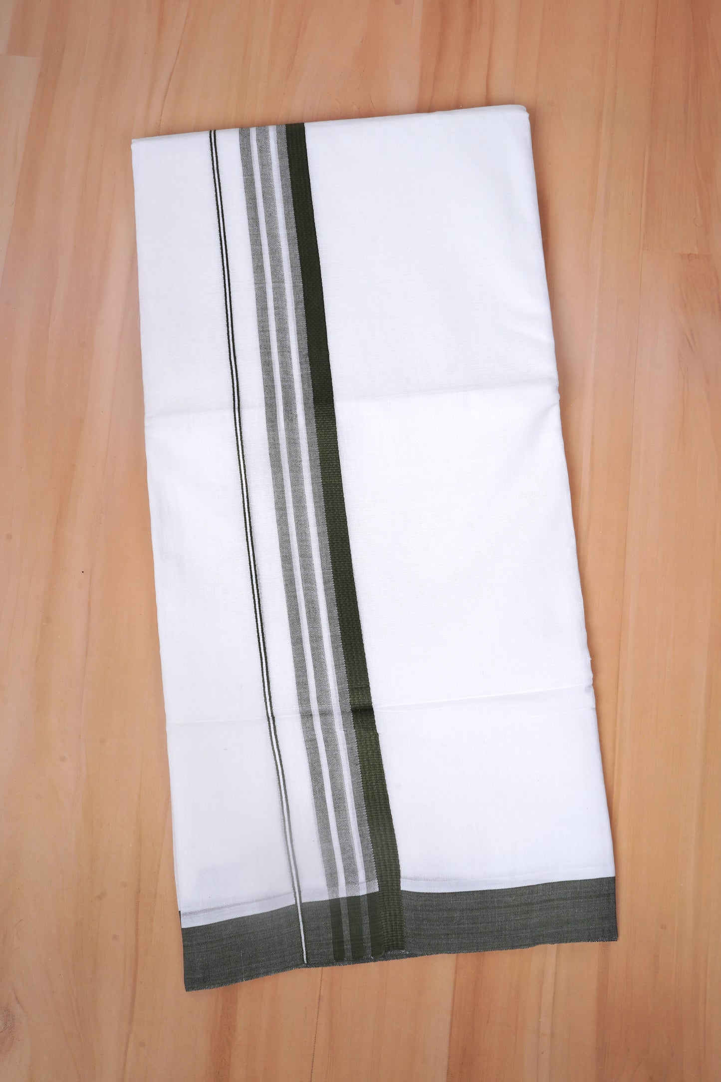 FCD-586 W/D DHOTI 3.80 MTR - Dark Green