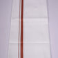 HS-17 STITCH W/S DHOTI  2.00 MTR - Orange