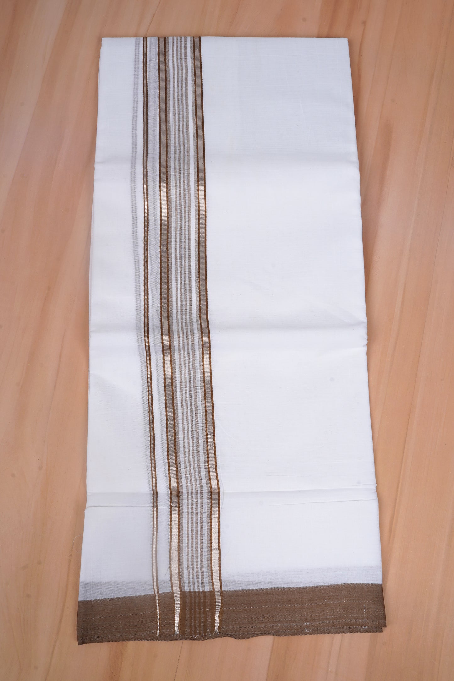FCD-609 W/D DHOTI 3.80 MTR - Light Brown