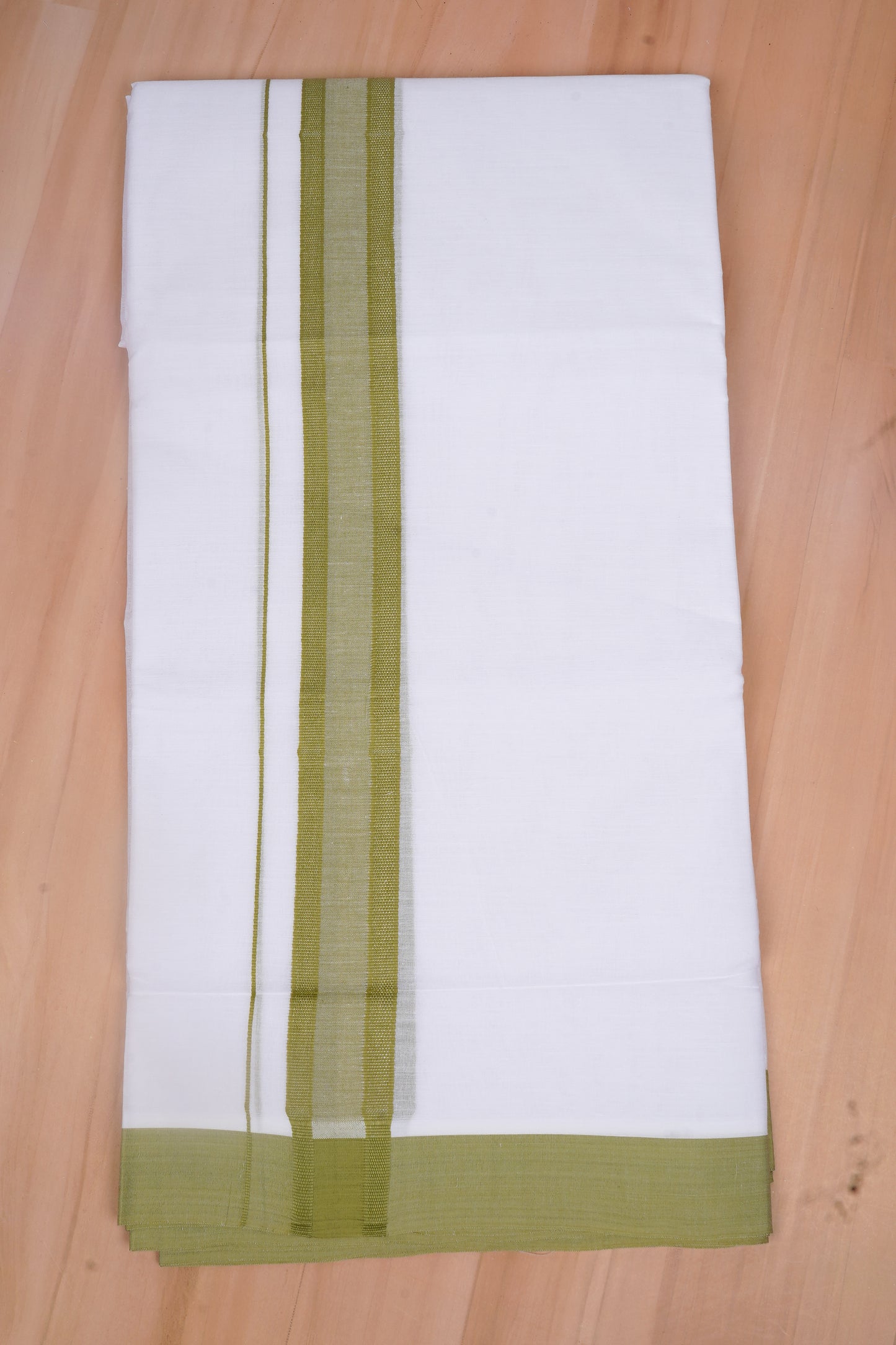 FCD-391 W/D DHOTI 3.80 MTR-Olive green