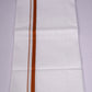 HS-17 STITCH W/S DHOTI  2.00 MTR - orange