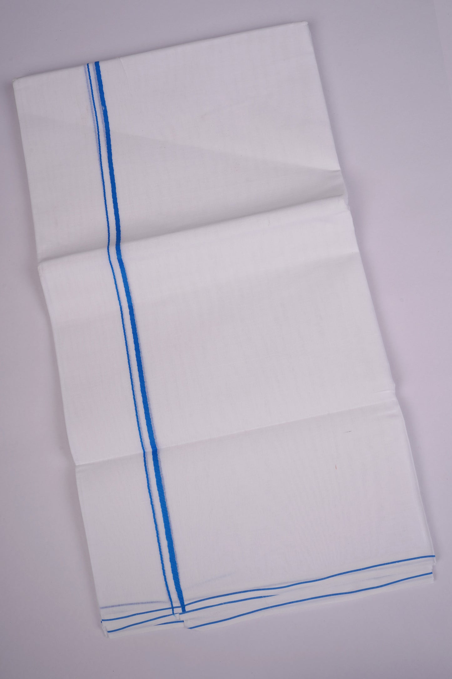 SD-16 W/D DHOTI  4.00 MTR-Ink Blue