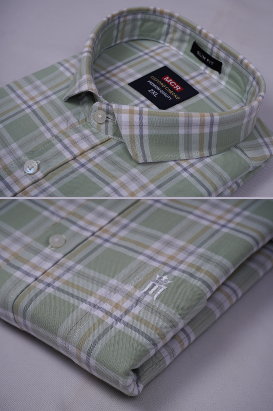 MCR OXFORD 89010 Full Sleeve Formal Color Shirt For Men