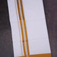GLD-188 W/D DHOTI 4.00 MTR- Gold