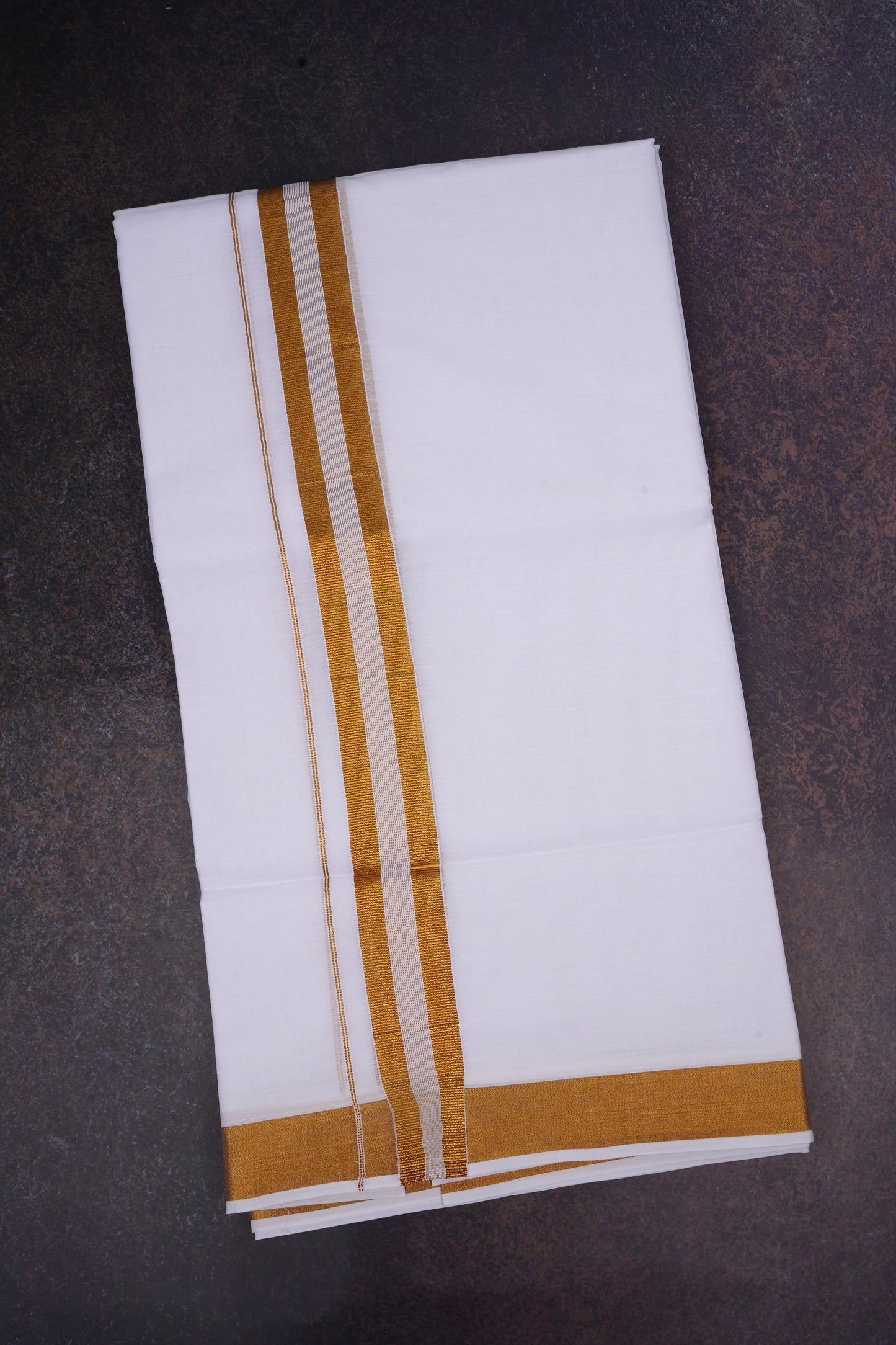 GLD-188 W/D DHOTI 4.00 MTR- Gold