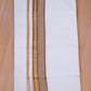 FCD-531 W/D DHOTI 3.80 MTR-Light Brown