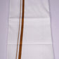 HS-17 STITCH W/S DHOTI  2.00 MTR - Brown