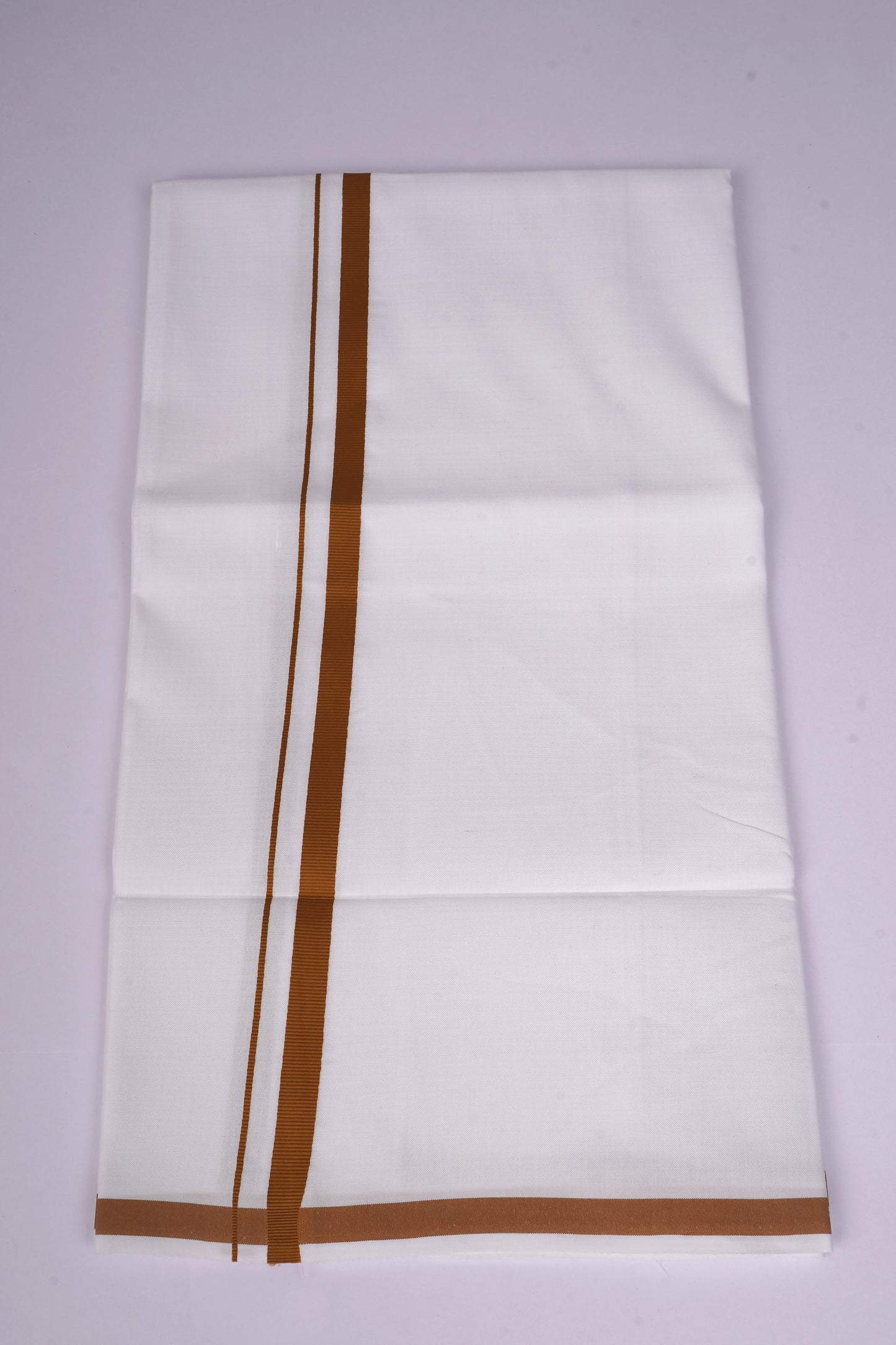 HS-17 STITCH W/S DHOTI  2.00 MTR - Brown