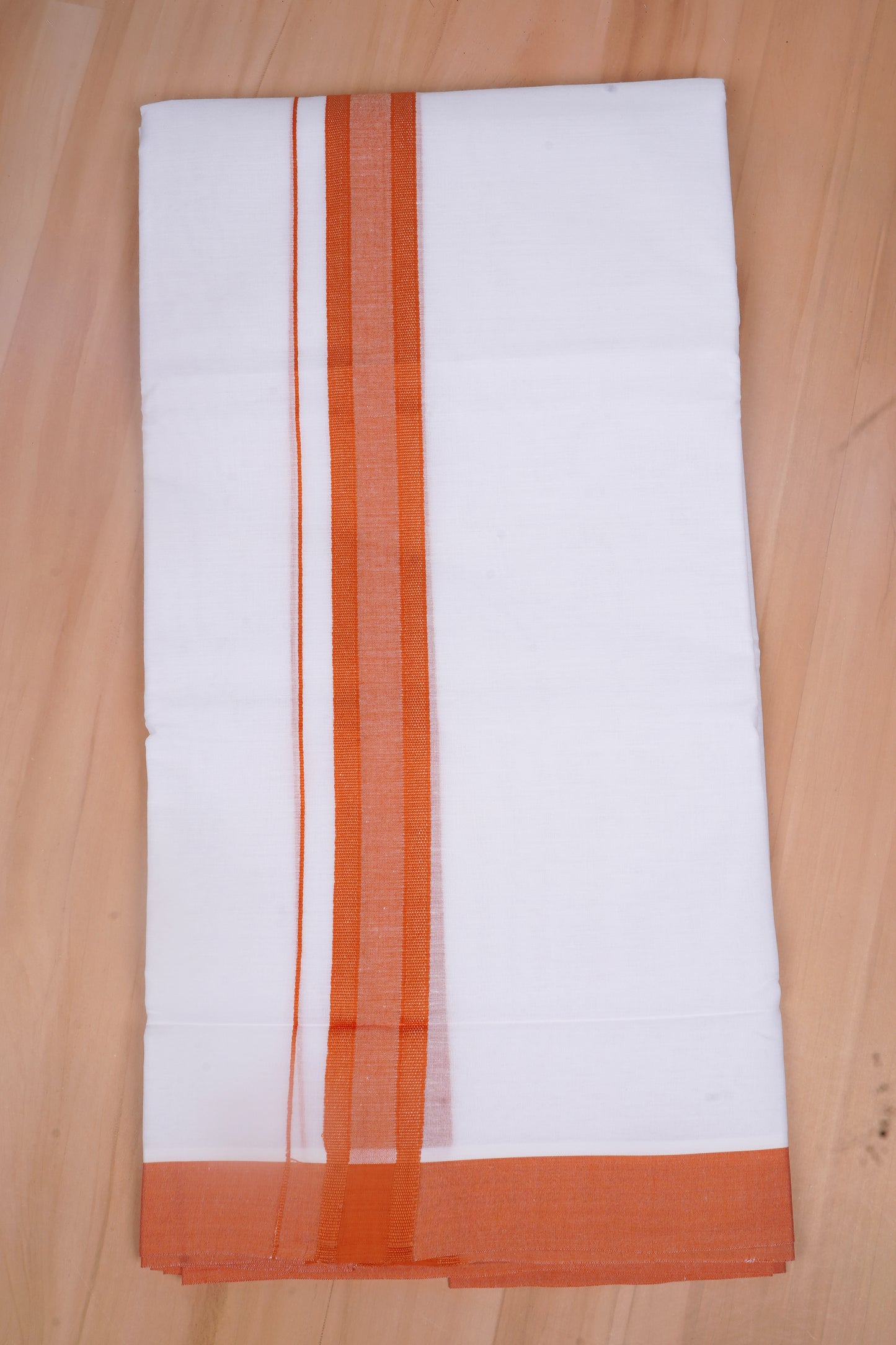 FCD-391 W/D DHOTI 3.80 MTR-Dark Ornage