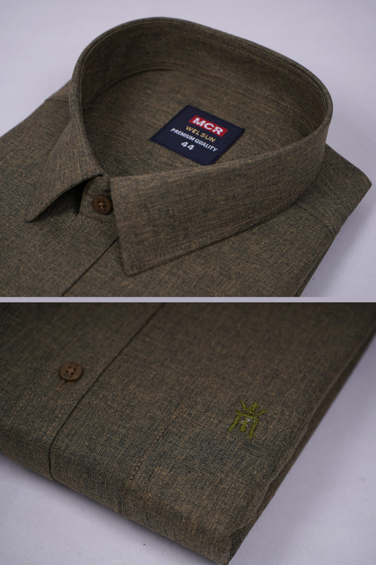 MCR WELSUN 61506 Half Sleeve Formal Color Shirt For Men