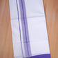 FCD-571 W/D DHOTI 3.80 MTR - Purple