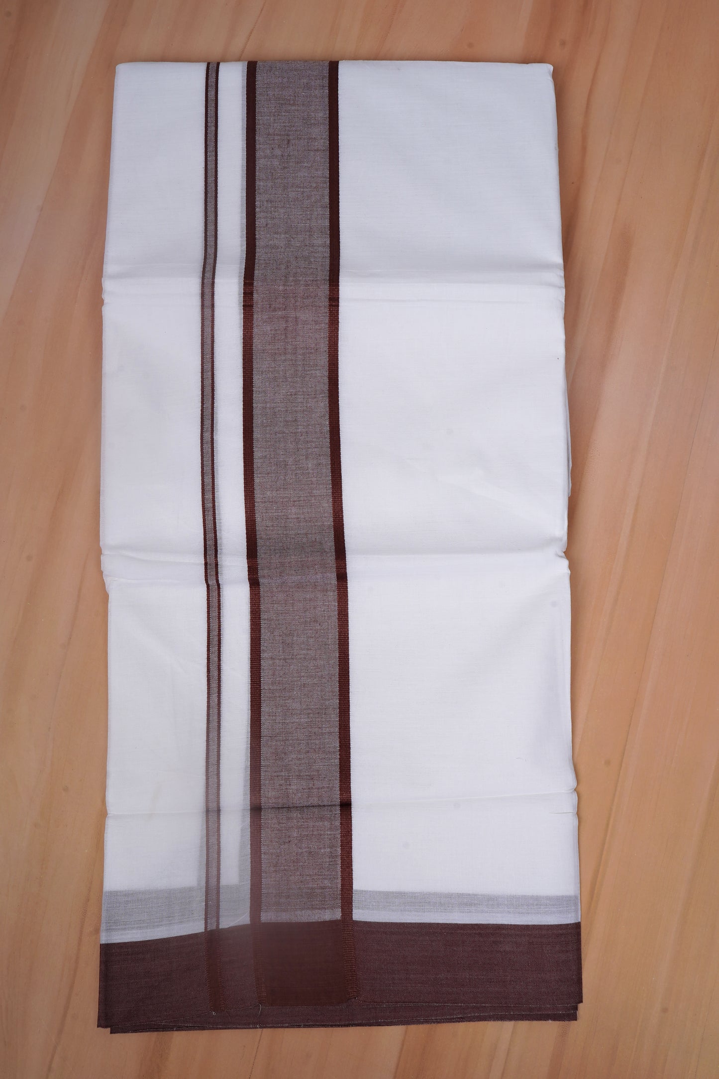 FCD-86 W/D DHOTI 3.80 MTR- Light Brown