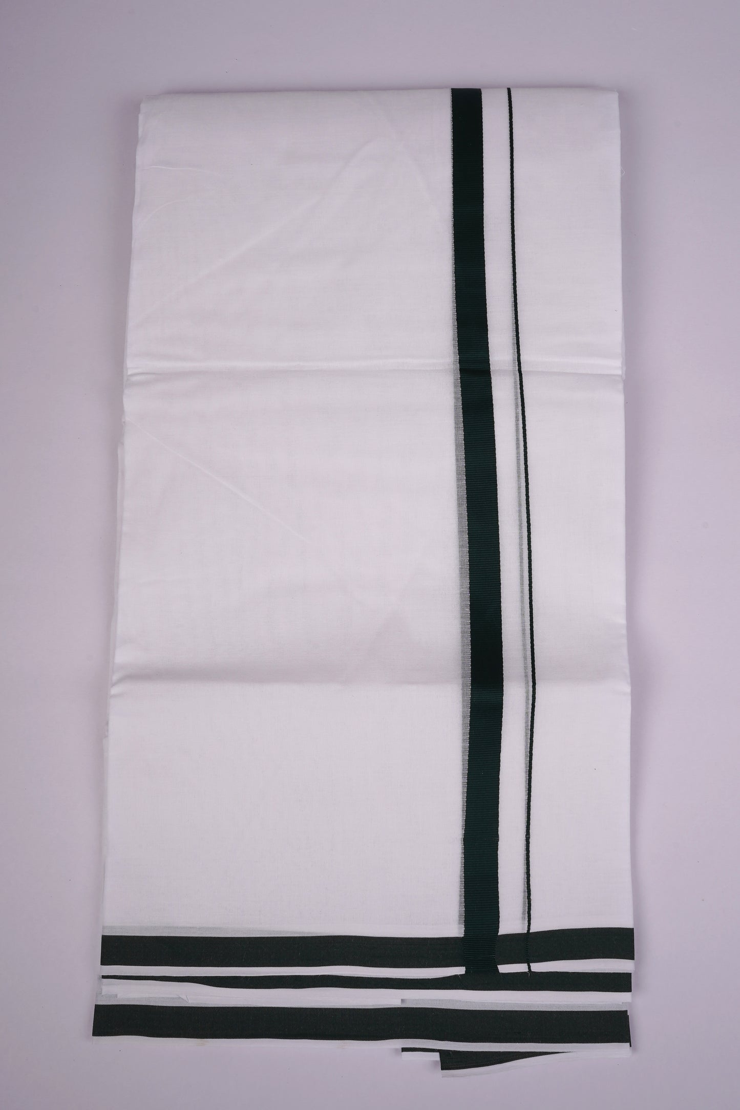 HD-29 W/D DHOTI  4.00 MTR-Dark Green
