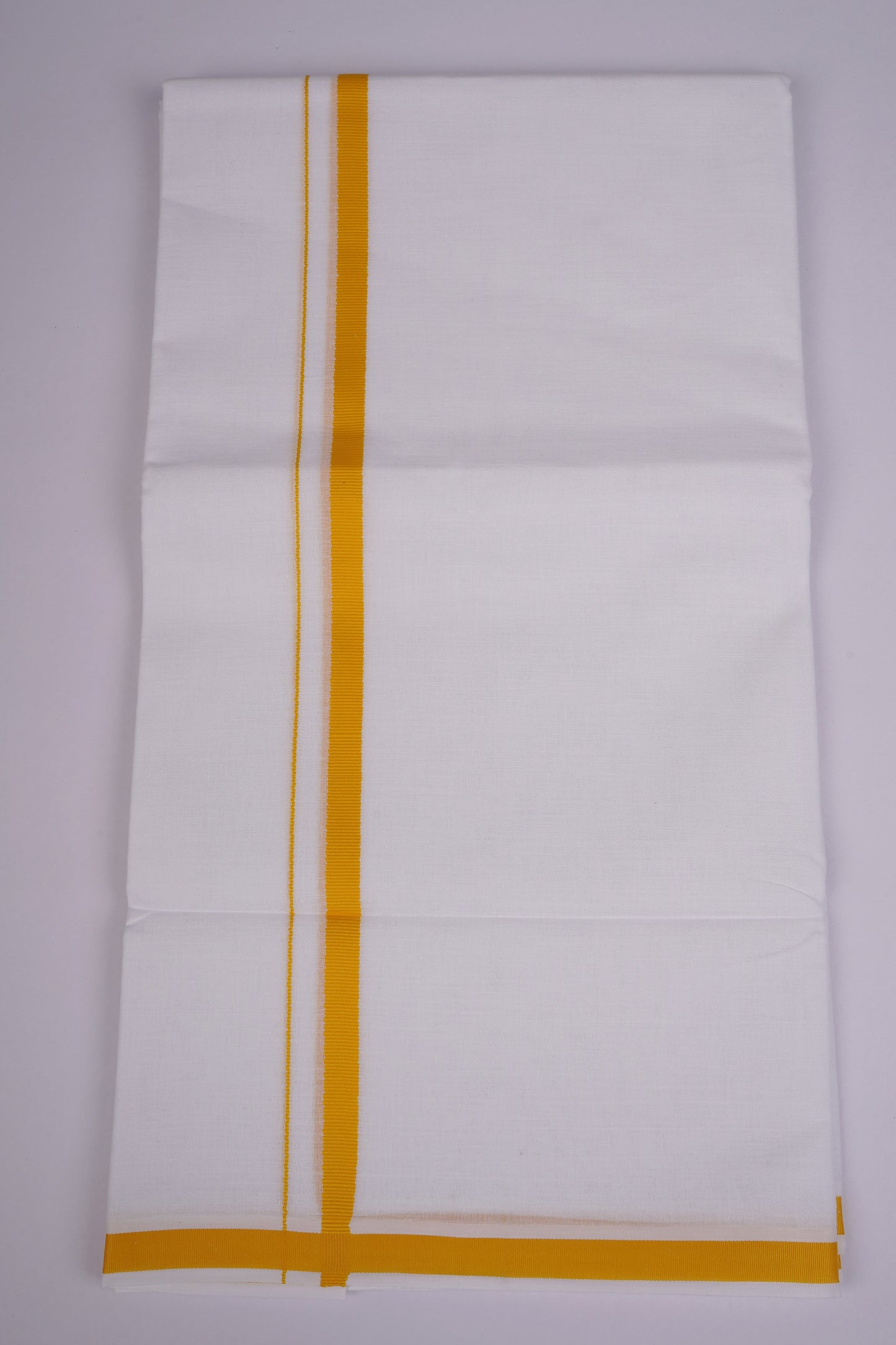 HD-25 W/D DHOTI  3.80 MTR-Gold yellow