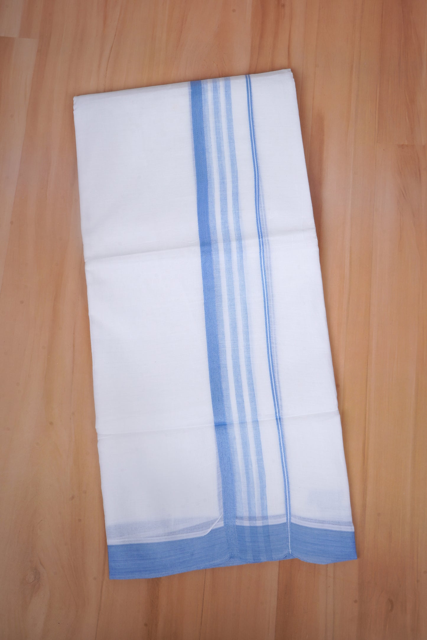 FCD-586 W/D DHOTI 3.80 MTR - Sky Blue
