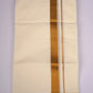 GLD-101C CREAM DOUBLE DHOTI  4.00 MTR