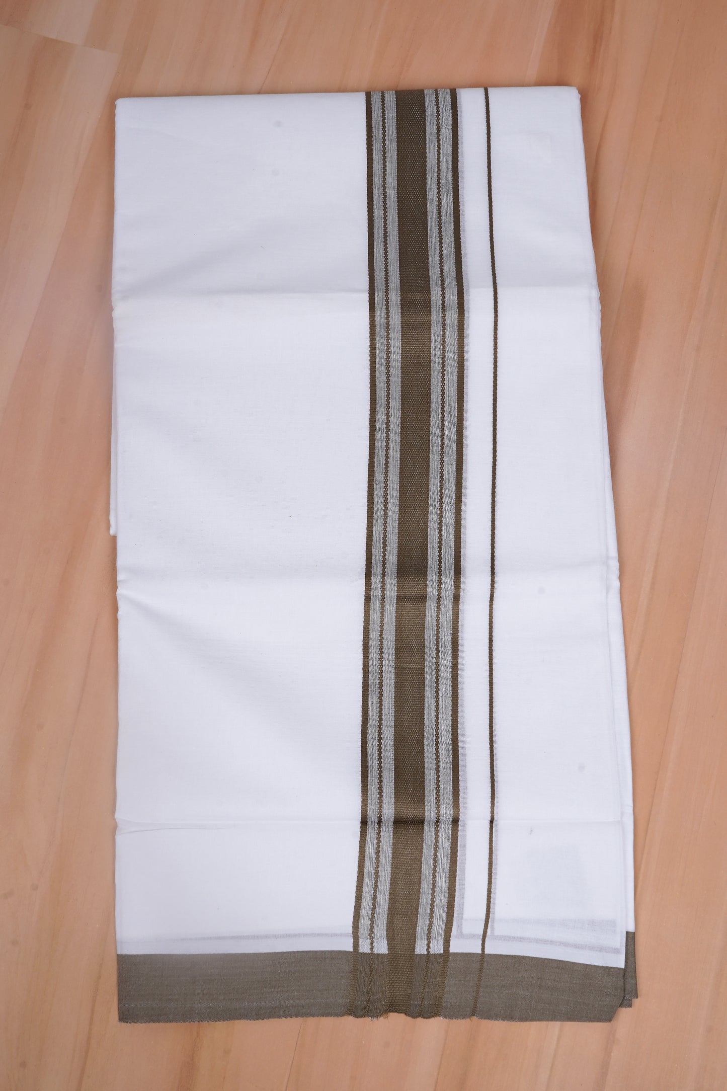 FCD-416 W/D DHOTI 3.80 MTR - L brown