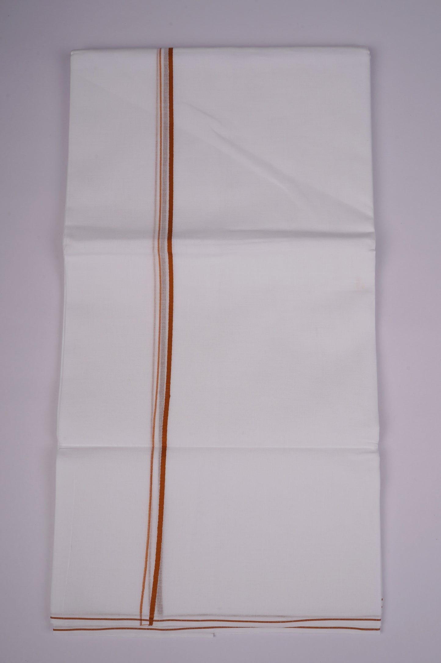 SD-16 W/D DHOTI  4.00 MTR-Dark Brown